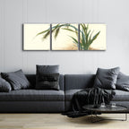 Horizontal Grass II by Chris Paschke - 72x24 acrylic wall art in a room