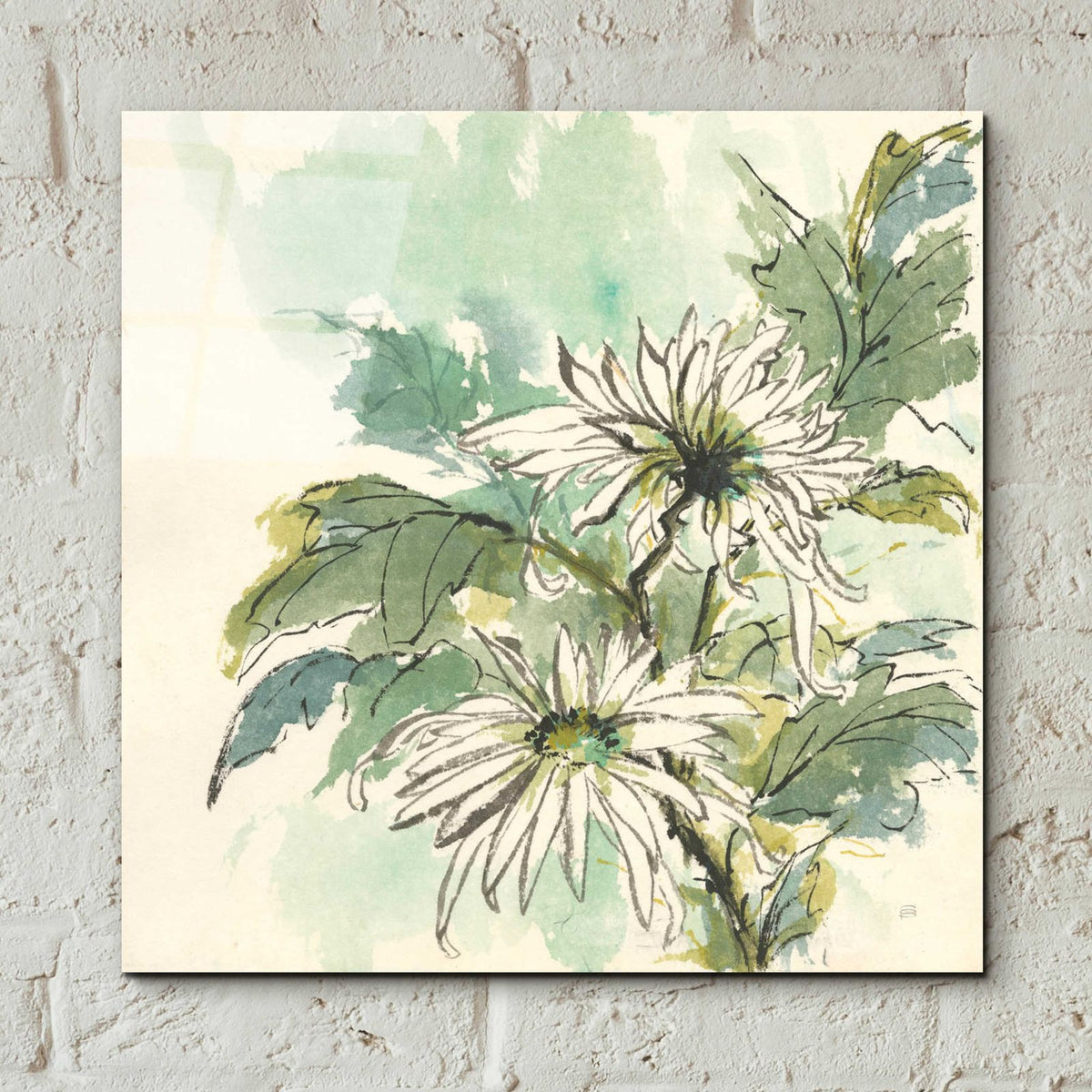 Snowmum I by Chris Paschke - 12x12 acrylic wall art in a room