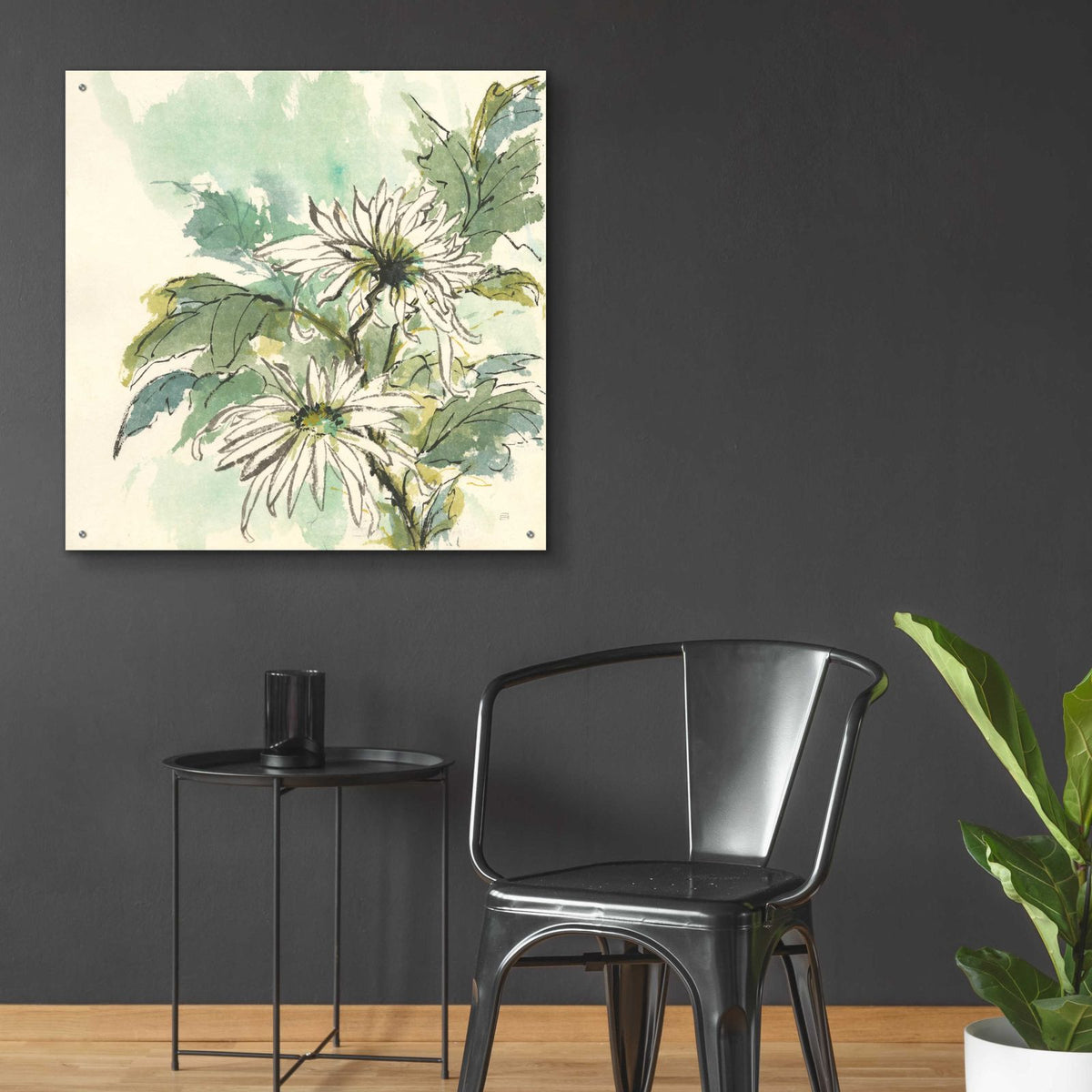 Snowmum I by Chris Paschke - 36x36 acrylic wall art in a room