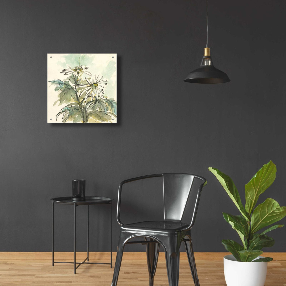 Snowmum II by Chris Paschke - 24x24 acrylic wall art in a room
