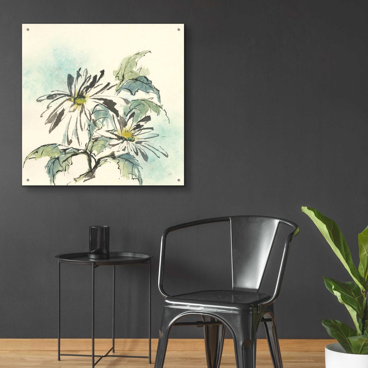 Snowmum IV by Chris Paschke - 36x36 acrylic wall art in a room