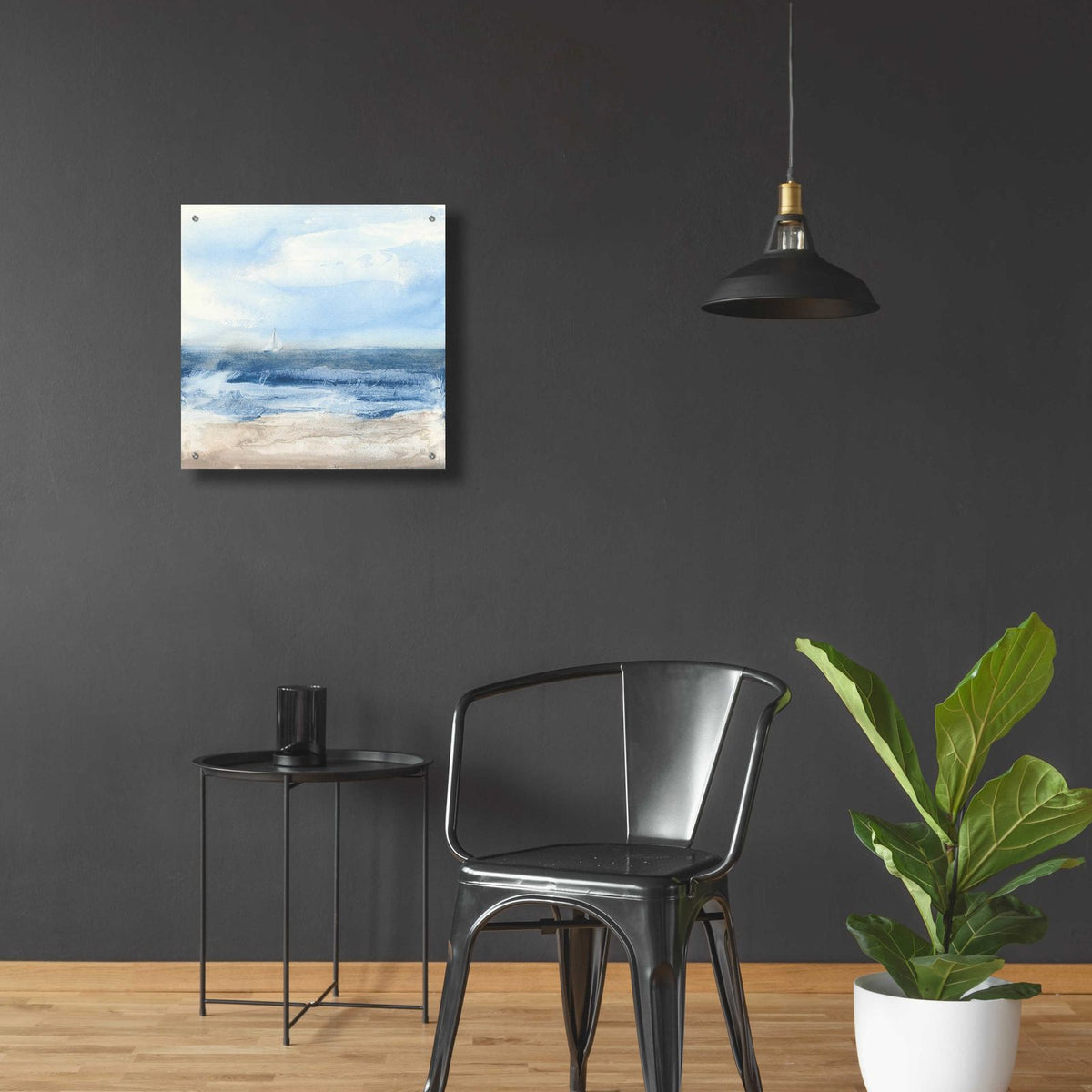 Surf And Sails by Chris Paschke - 24x24 acrylic wall art in a room