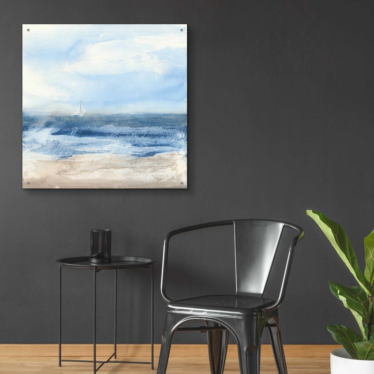 Surf And Sails by Chris Paschke - 36x36 acrylic wall art in a room