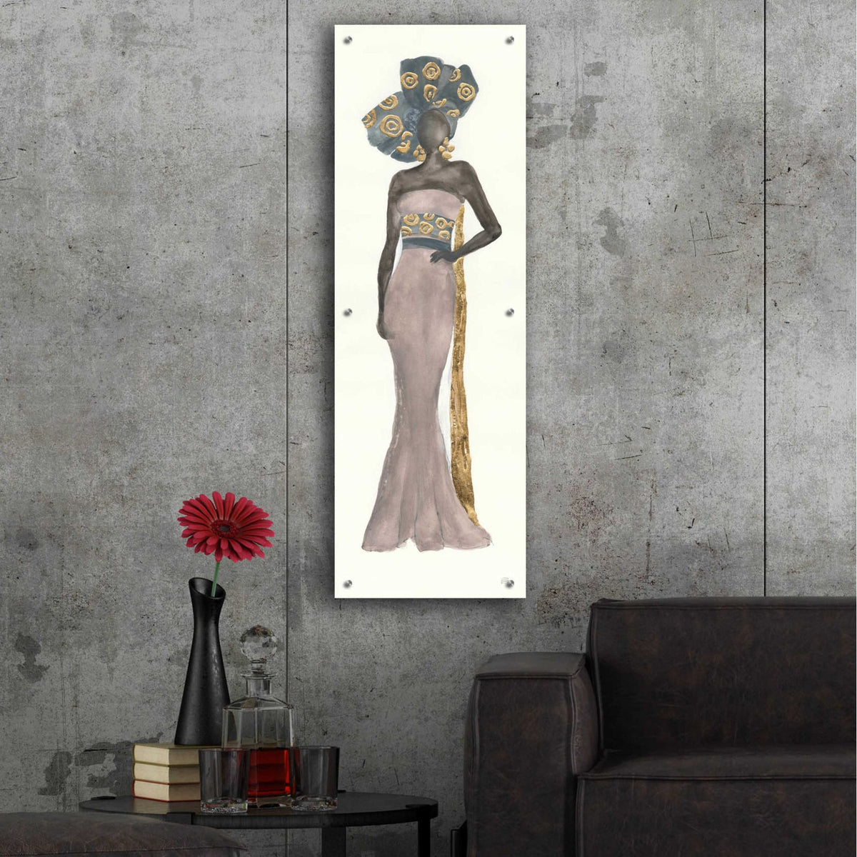 Global Fashion II by Chris Paschke - 16x48 acrylic wall art in a room