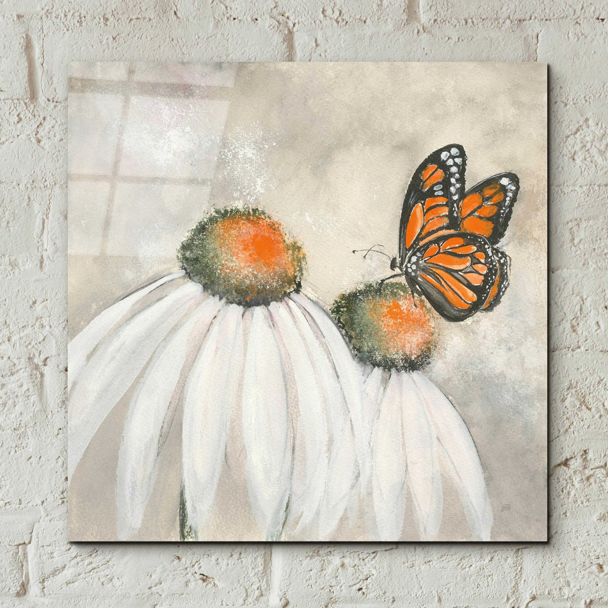 Butterflies Are Free II by Chris Paschke - 12x12 acrylic wall art in a room