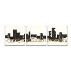 Gilded Boxes I by Chris Paschke acrylic glass wall art