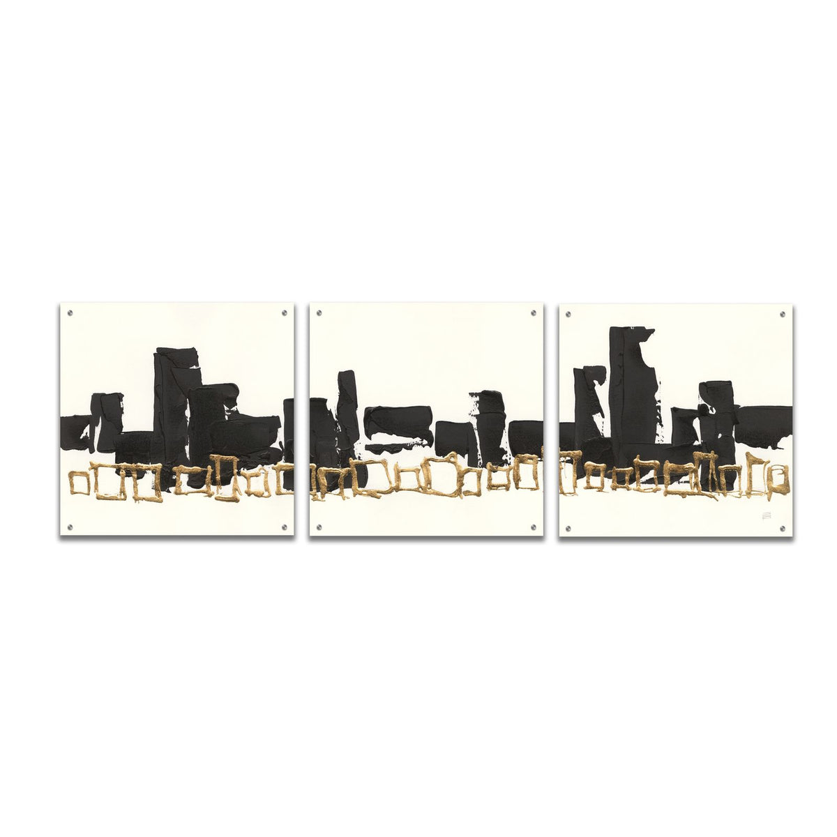 Gilded Boxes I by Chris Paschke acrylic glass wall art