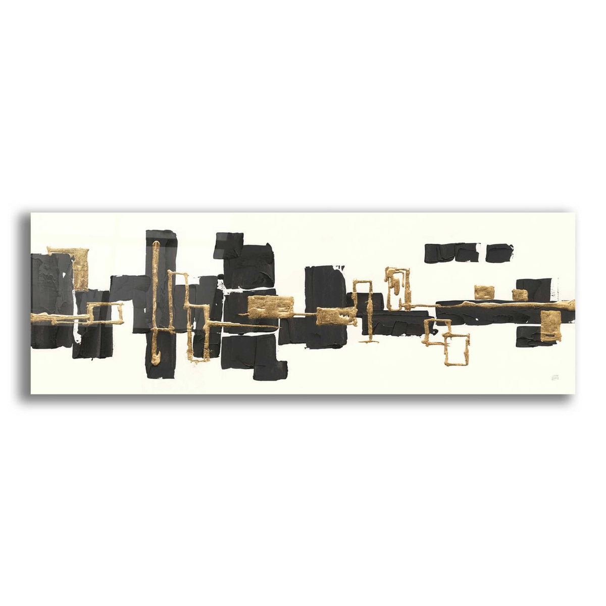 Gilded Boxes III by Chris Paschke acrylic glass wall art