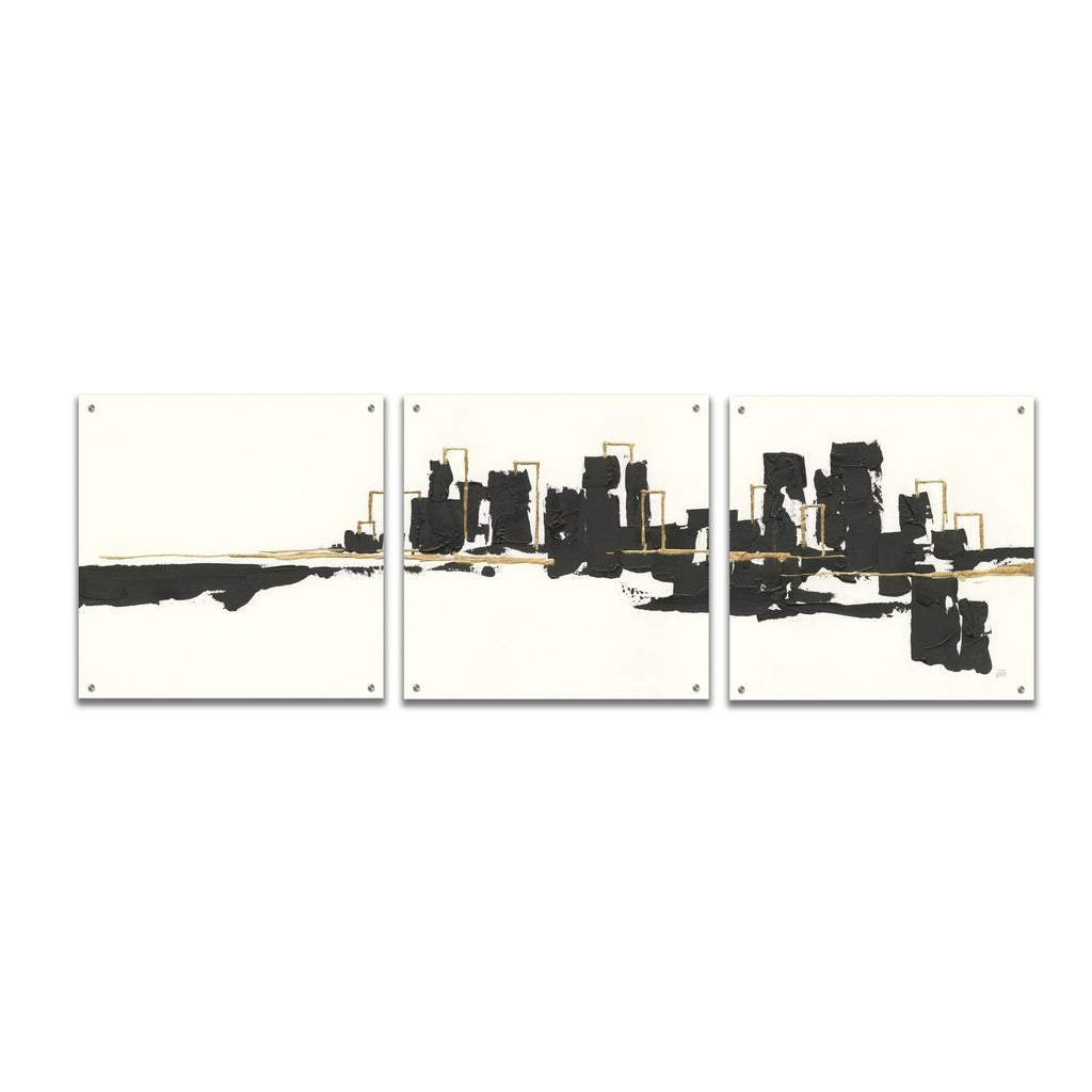 Gilded City I by Chris Paschke acrylic glass wall art