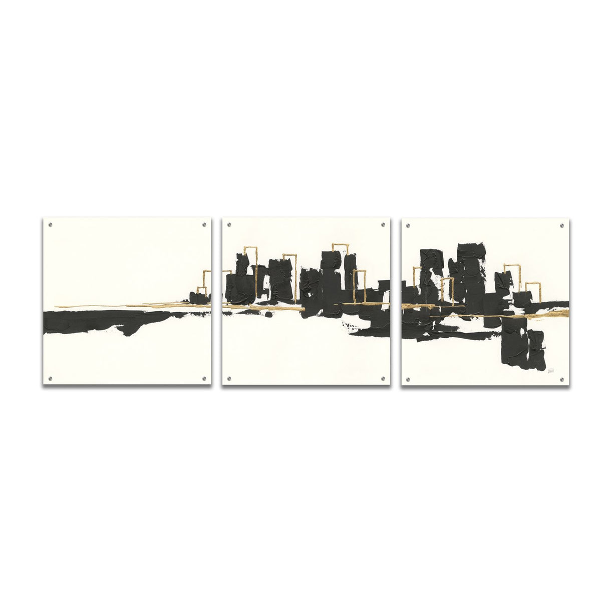 Gilded City I by Chris Paschke acrylic glass wall art
