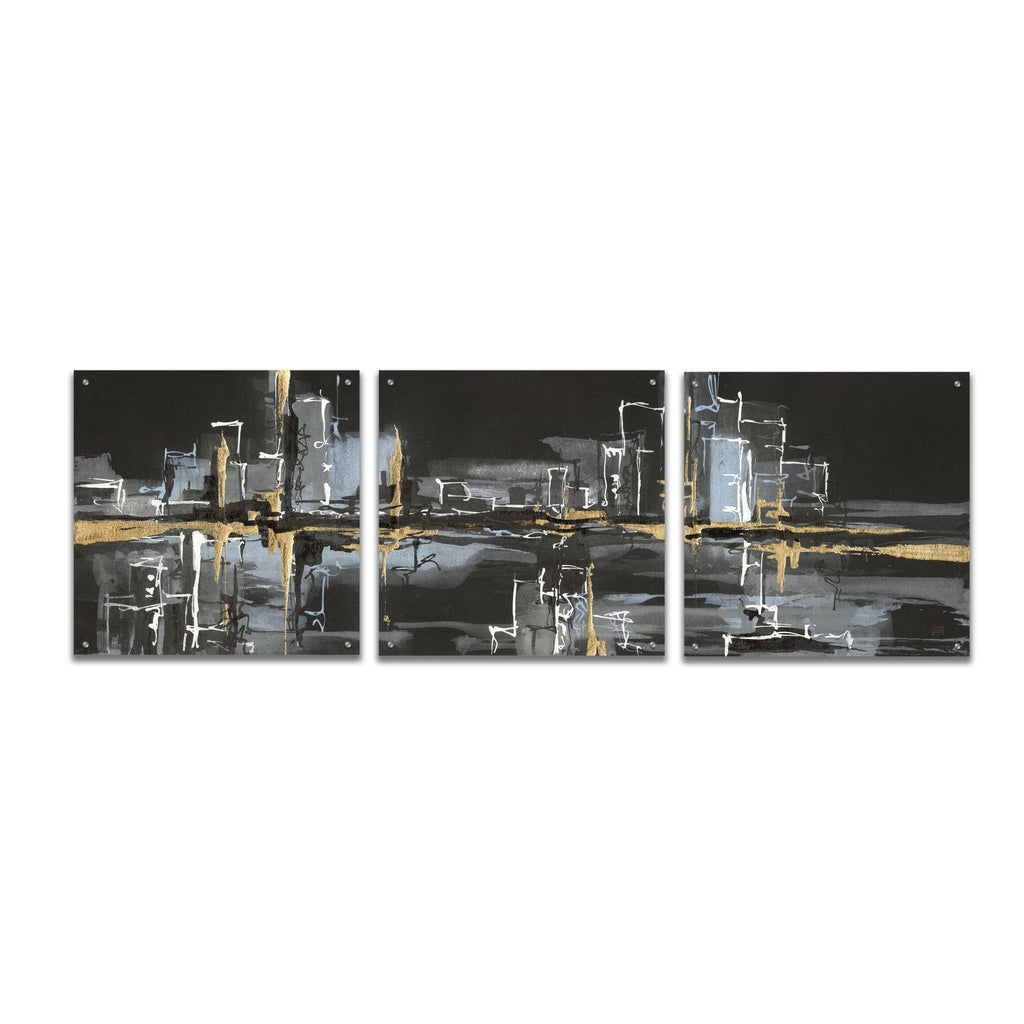 Urban Gold II by Chris Paschke acrylic glass wall art