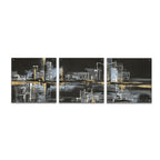 Urban Gold II by Chris Paschke acrylic glass wall art