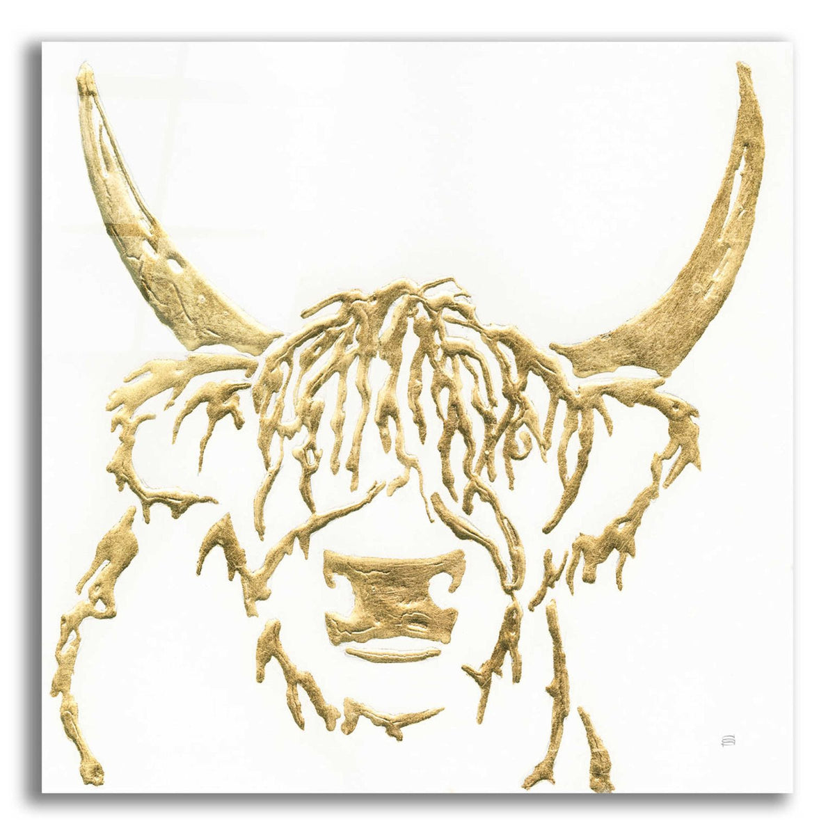 Gilded Highlander I by Chris Paschke acrylic glass wall art