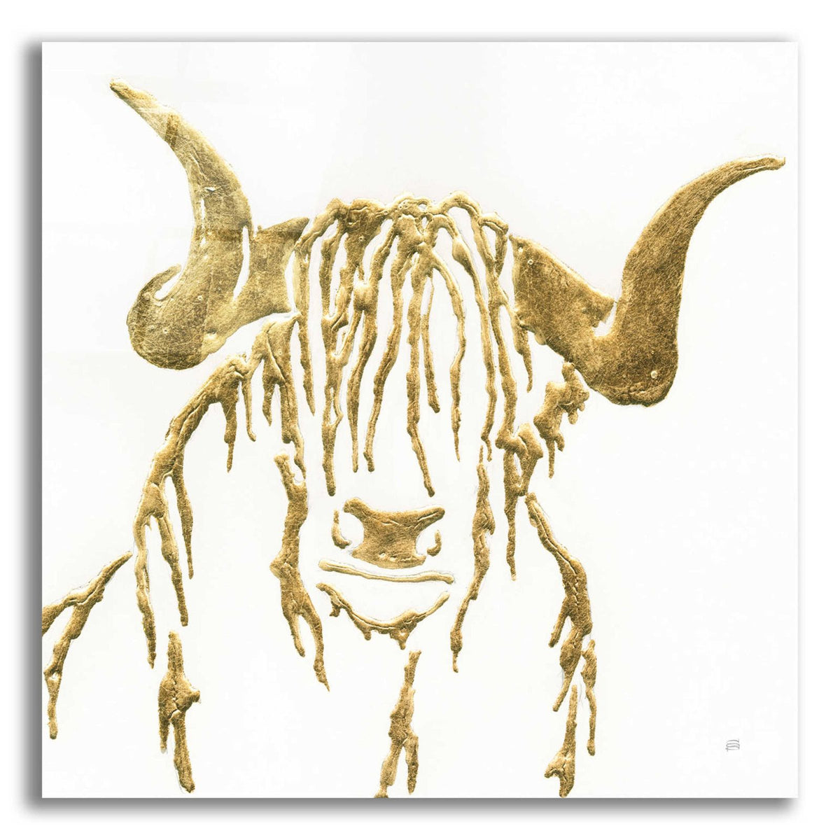 Gilded Highlander II by Chris Paschke acrylic glass wall art