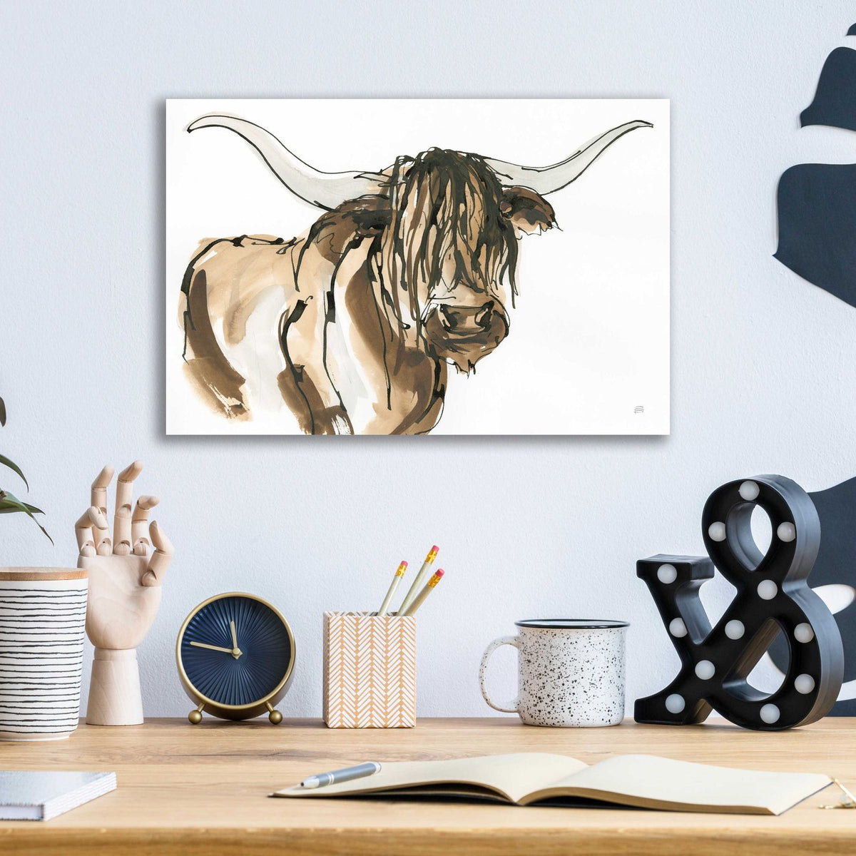 Highlander I by Chris Paschke - 16x12 acrylic wall art in a room