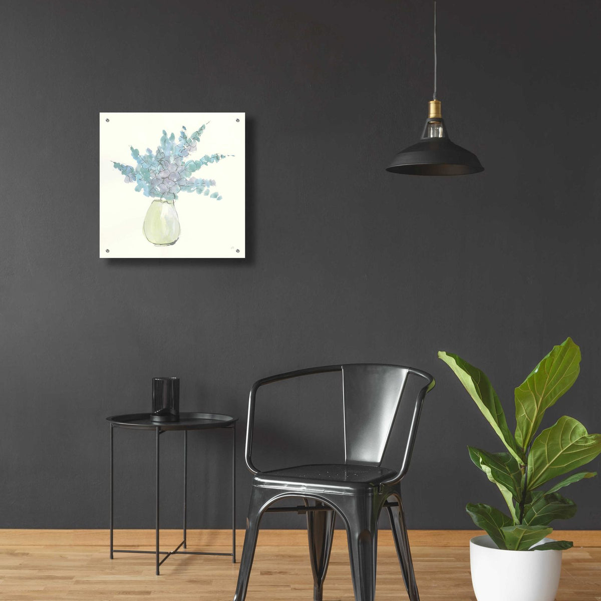 Plant Eucalyptus IV by Chris Paschke - 24x24 acrylic wall art in a room