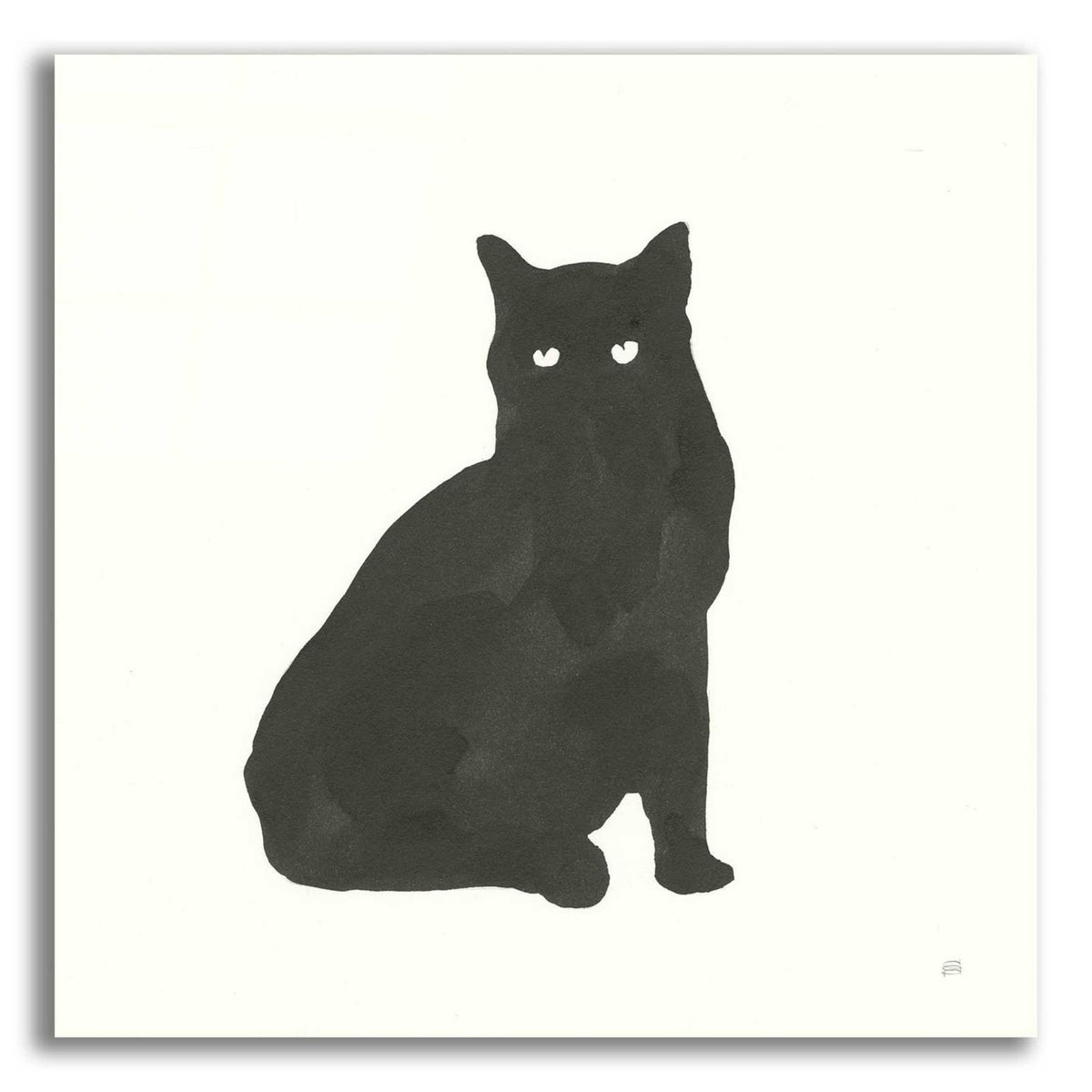 Black Cat V by Chris Paschke acrylic glass wall art