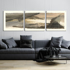 Brushscape III by Chris Paschke - 108x36 acrylic wall art in a room