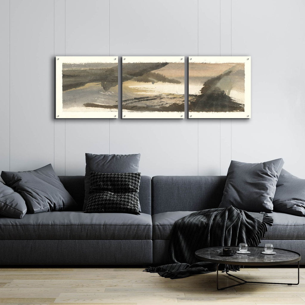 Brushscape III by Chris Paschke - 72x24 acrylic wall art in a room