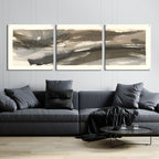 Brushscape IV by Chris Paschke - 108x36 acrylic wall art in a room