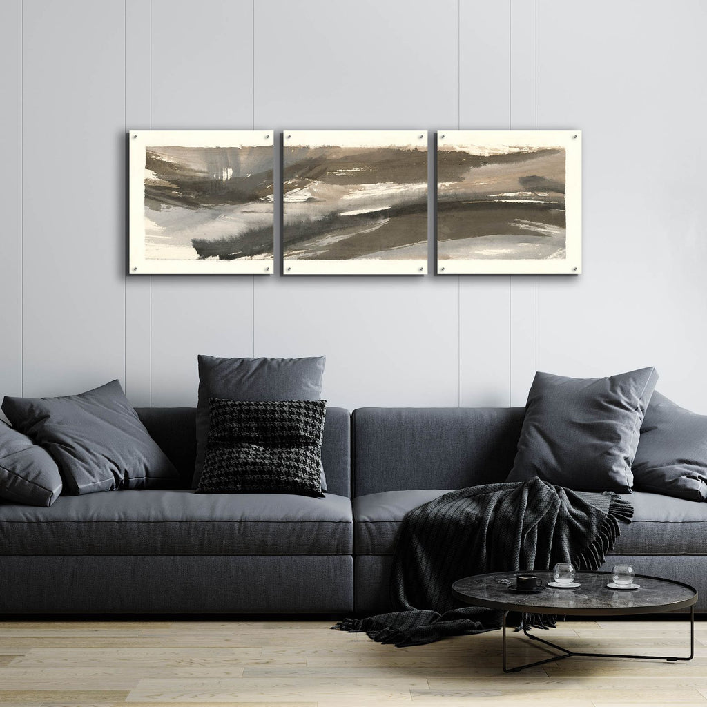 Brushscape IV by Chris Paschke - 72x24 acrylic wall art in a room