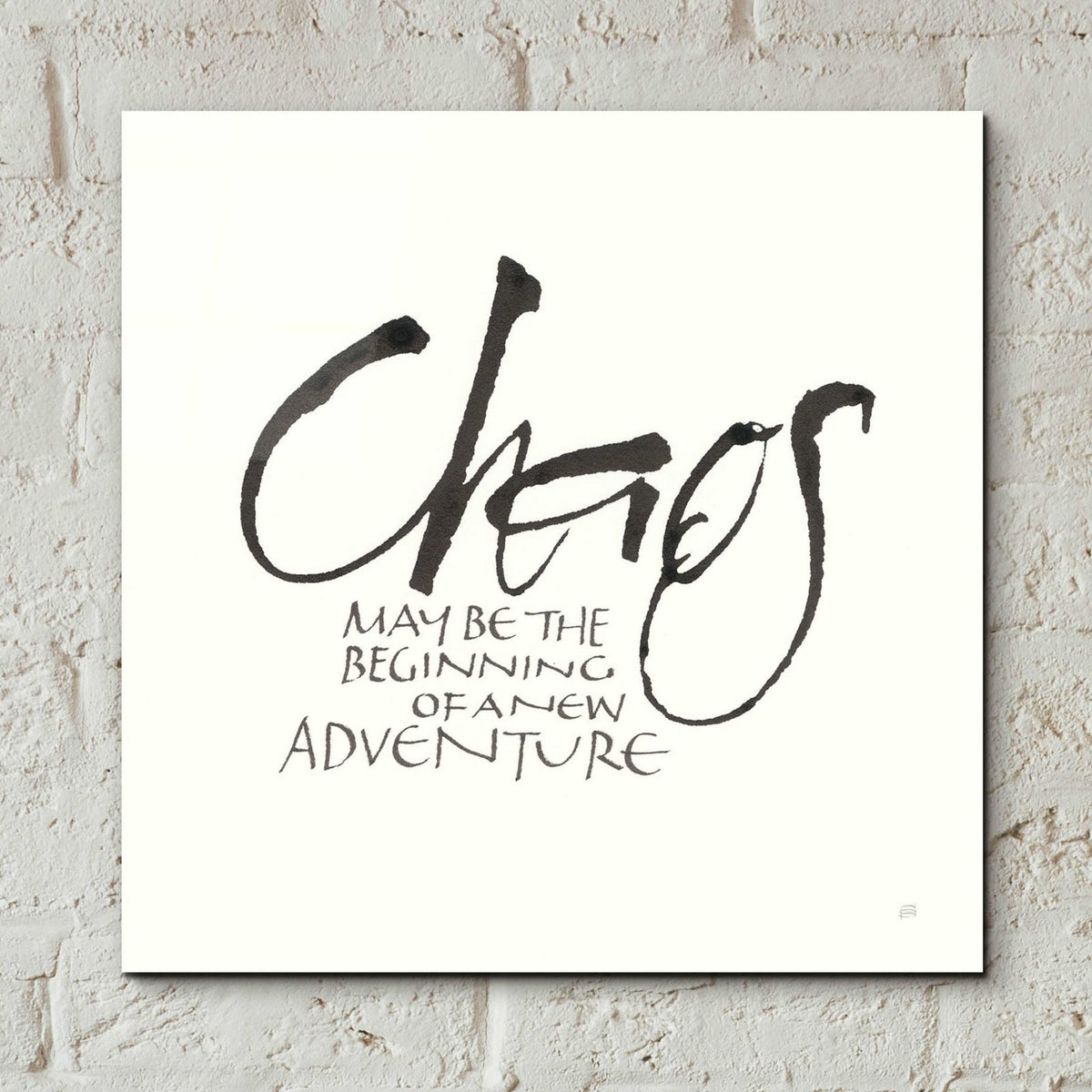 Daily Saying II by Chris Paschke - 12x12 acrylic wall art in a room
