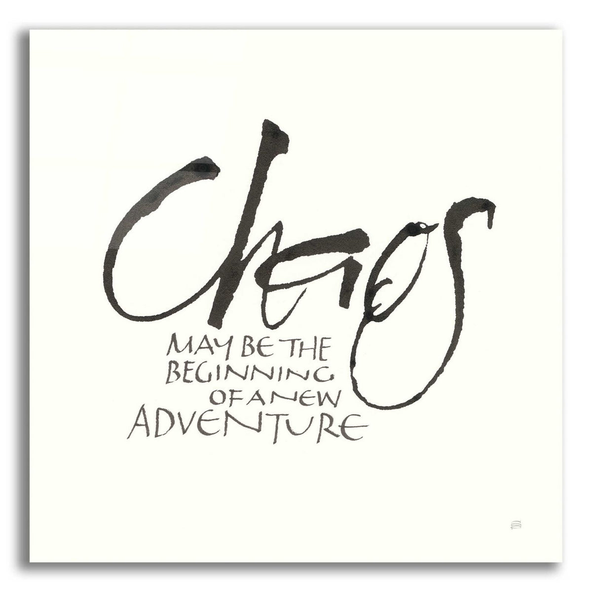 Daily Saying II by Chris Paschke acrylic glass wall art