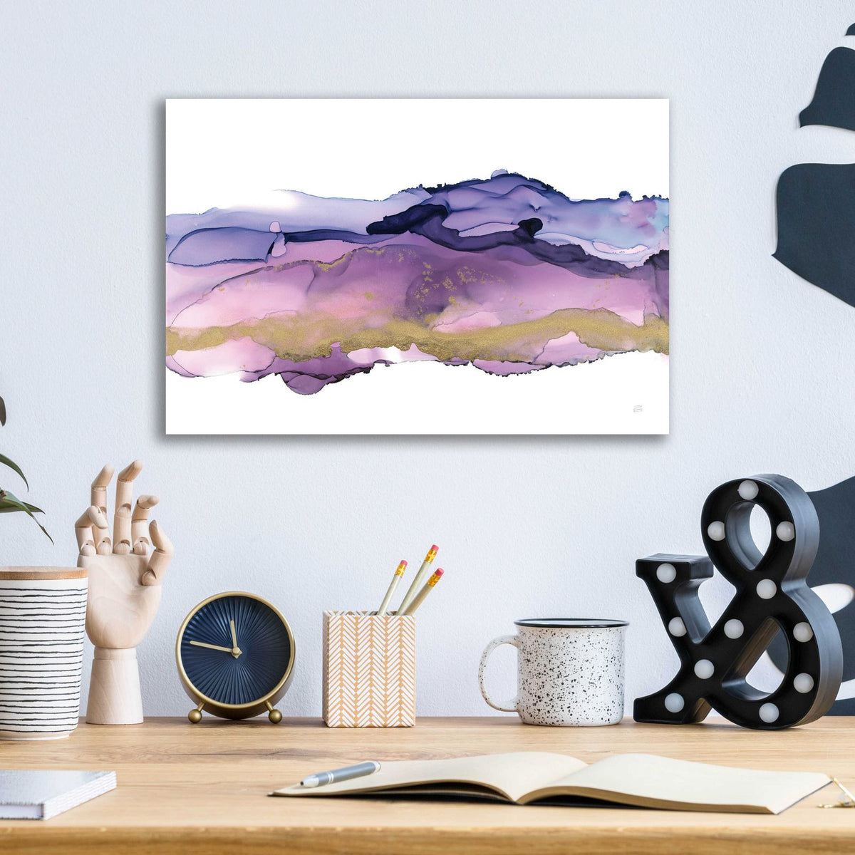 Coastal Ink III by Chris Paschke - 16x12 acrylic wall art in a room