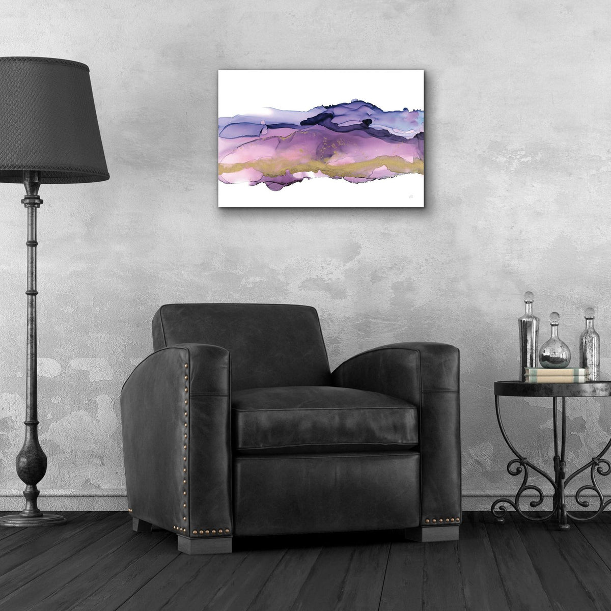 Coastal Ink III by Chris Paschke - 24x16 acrylic wall art in a room