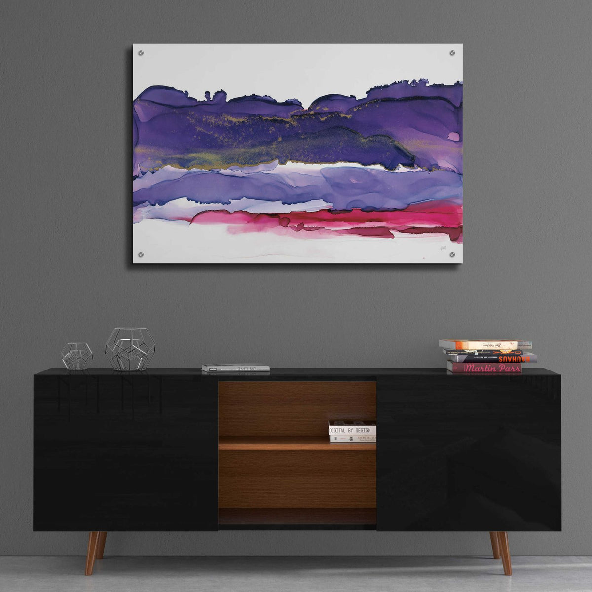 Coastal Ink IV by Chris Paschke - 36x24 acrylic wall art in a room