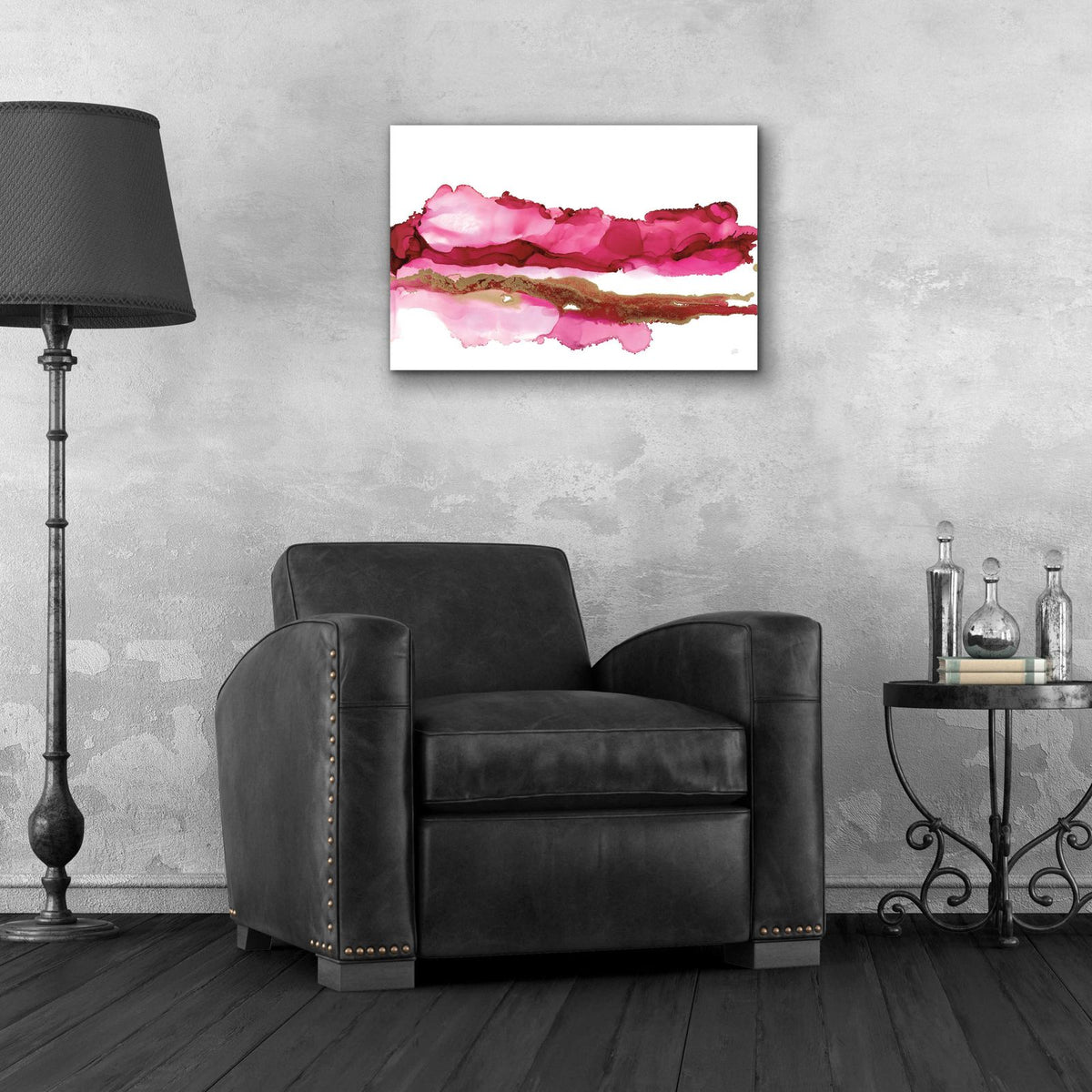 Coastal Ink VI by Chris Paschke - 24x16 acrylic wall art in a room