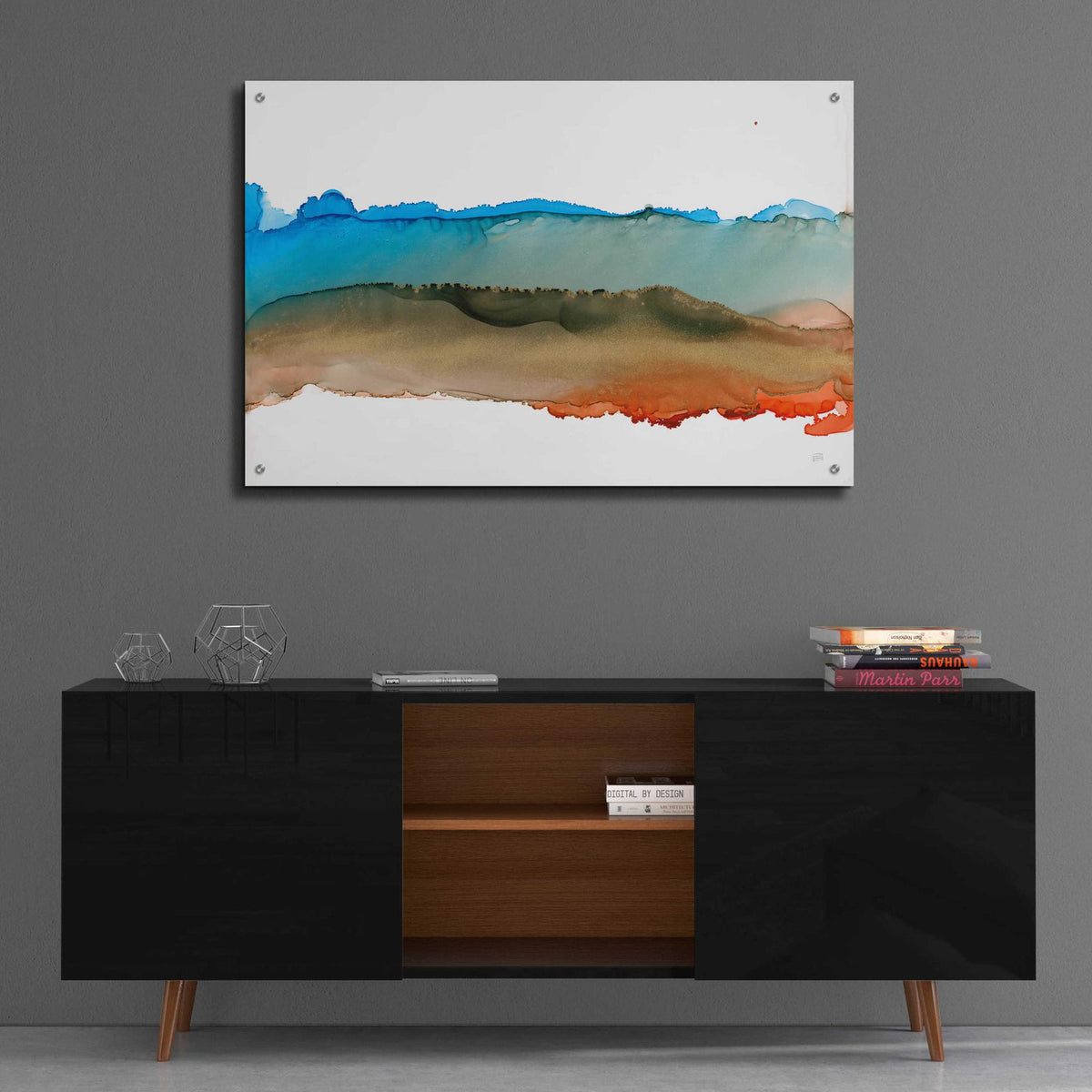 Coastal Ink VIII by Chris Paschke - 36x24 acrylic wall art in a room