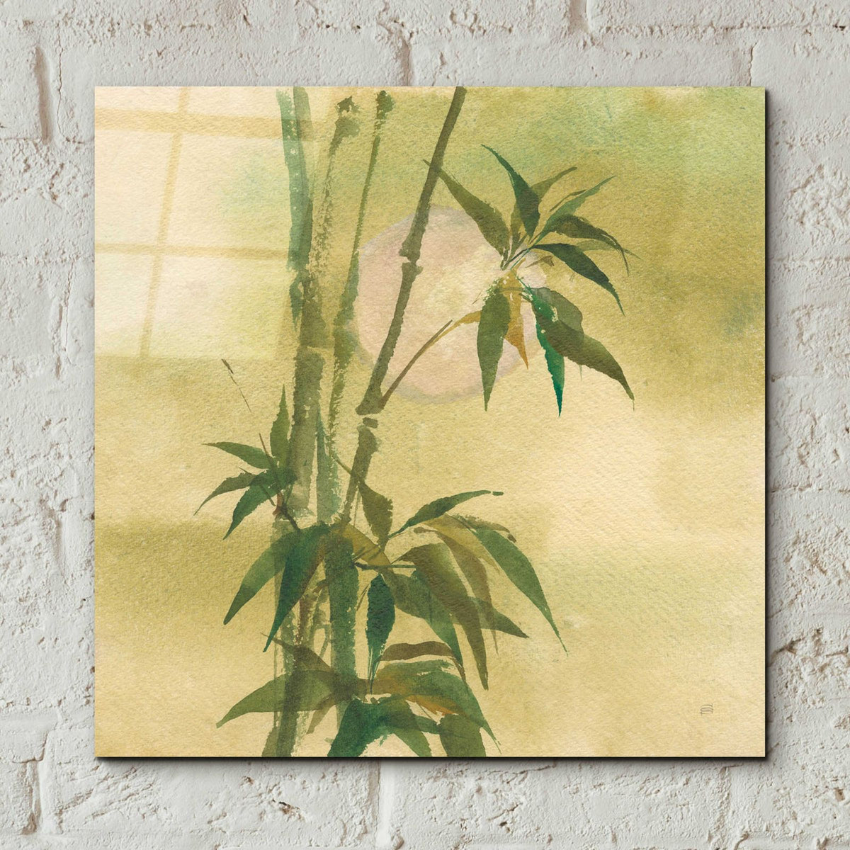 Moon Season Spring by Chris Paschke - 12x12 acrylic wall art in a room