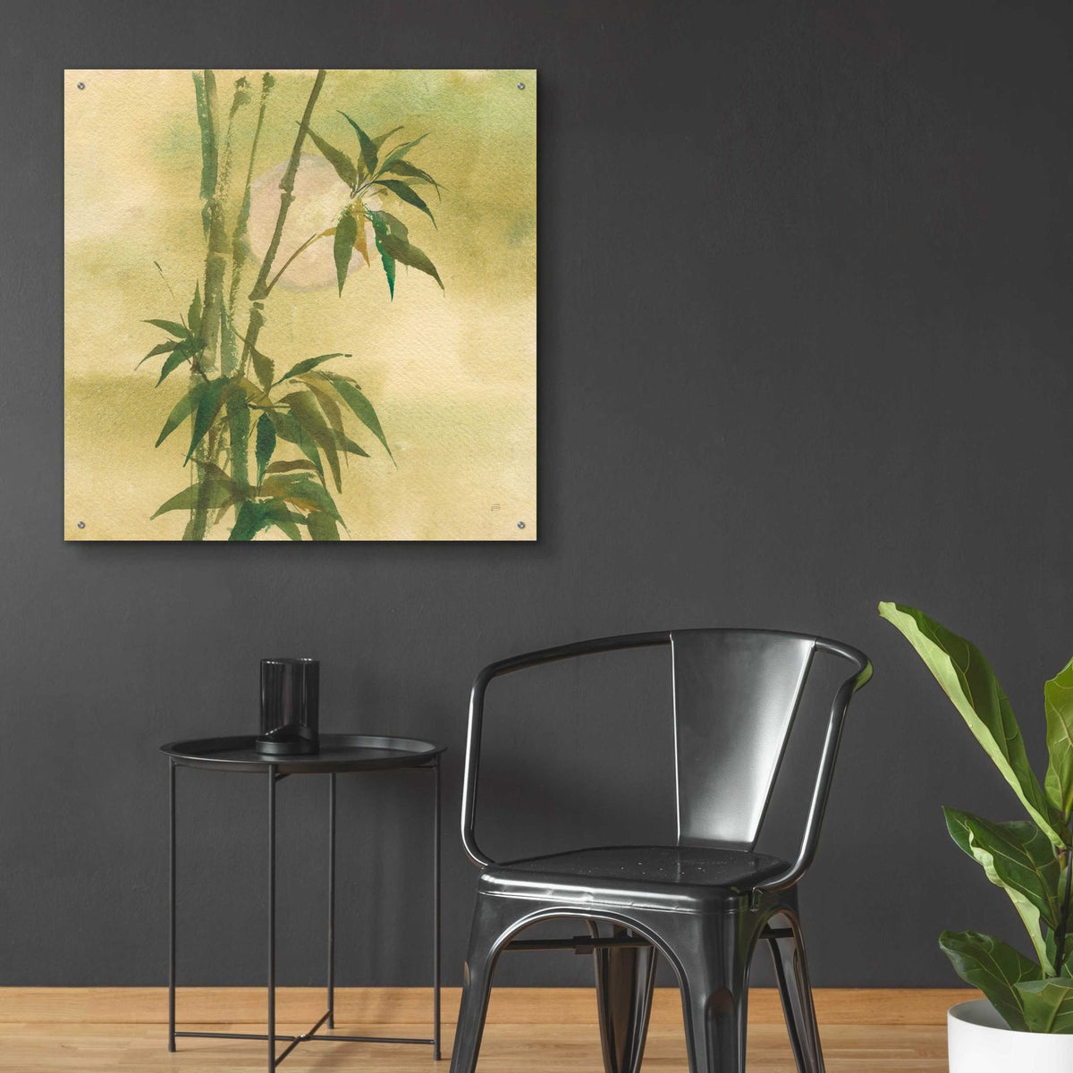Moon Season Spring by Chris Paschke - 36x36 acrylic wall art in a room