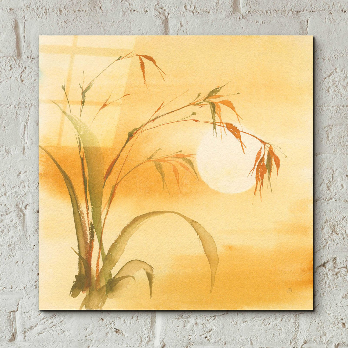 Moon Season Summer by Chris Paschke - 12x12 acrylic wall art in a room