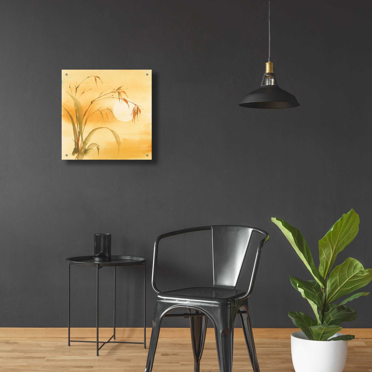 Moon Season Summer by Chris Paschke - 24x24 acrylic wall art in a room