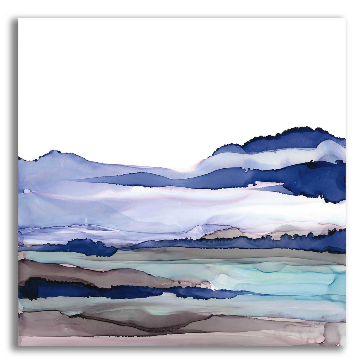 Bluescape I by Chris Paschke acrylic glass wall art
