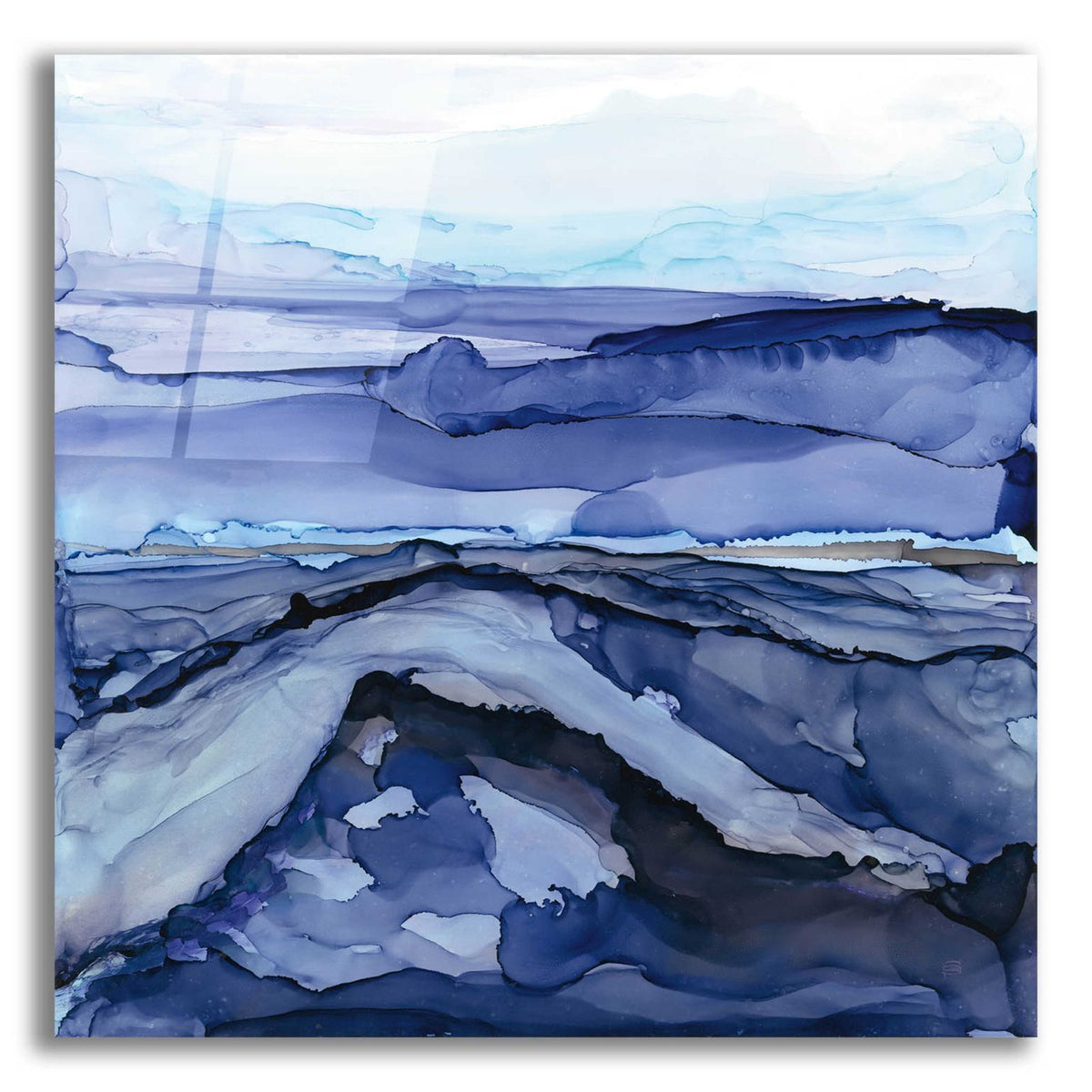Bluescape V by Chris Paschke acrylic glass wall art