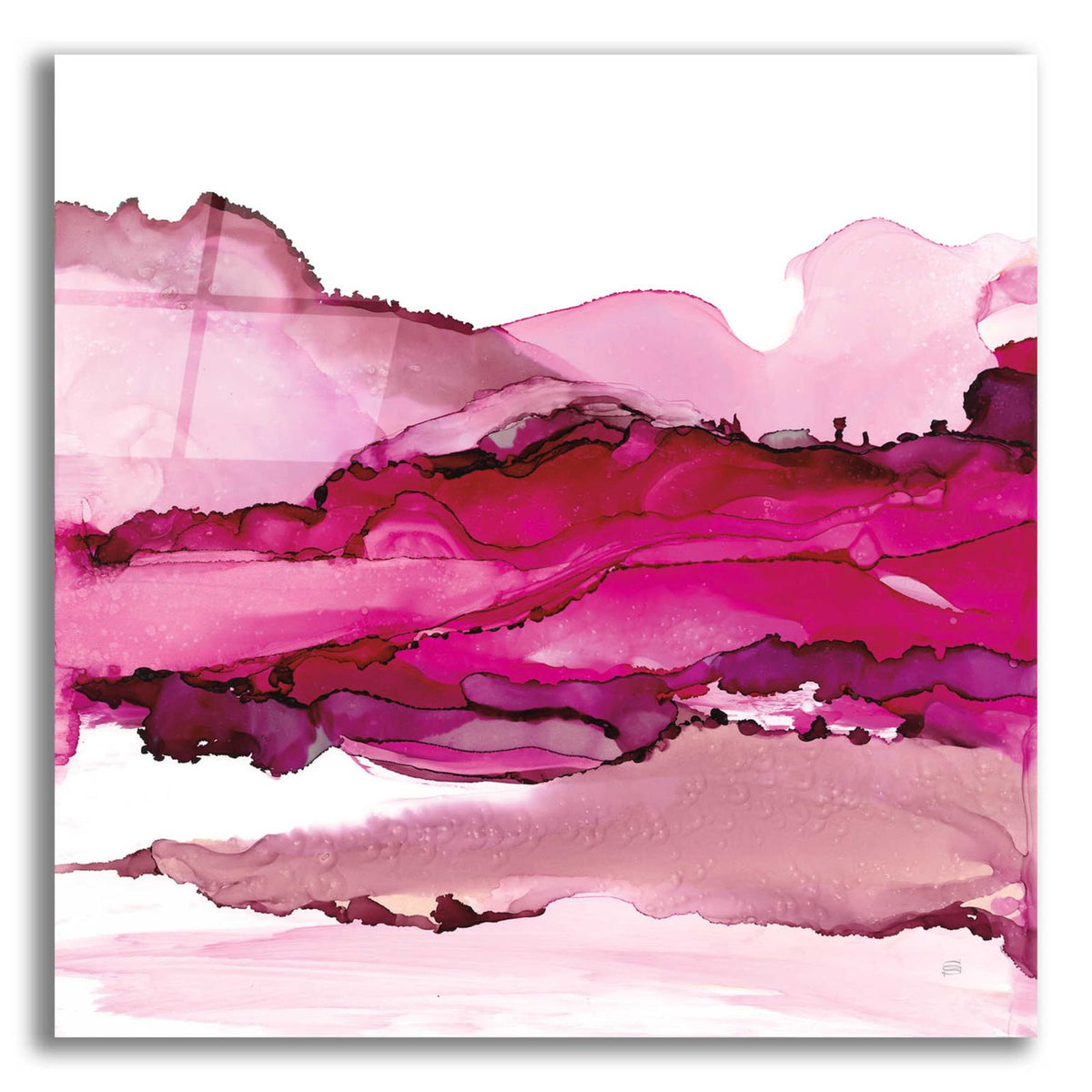 Pinkscape I by Chris Paschke acrylic glass wall art