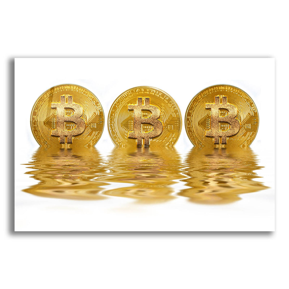Liquid Gold by Andrea Haase acrylic glass wall art