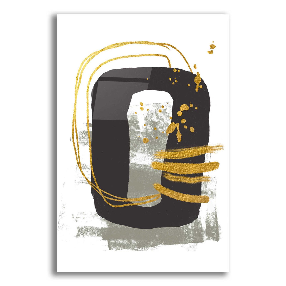 Gold Meets Neutrals V by Andrea Haase acrylic glass wall art