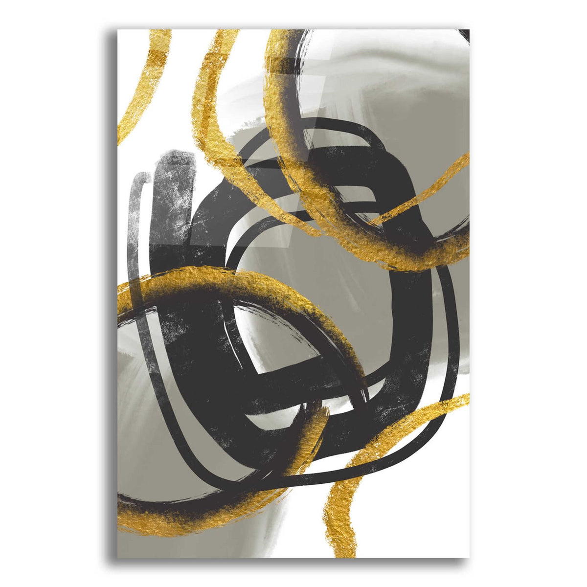 Gold Meets Neutrals Iv by Andrea Haase acrylic glass wall art