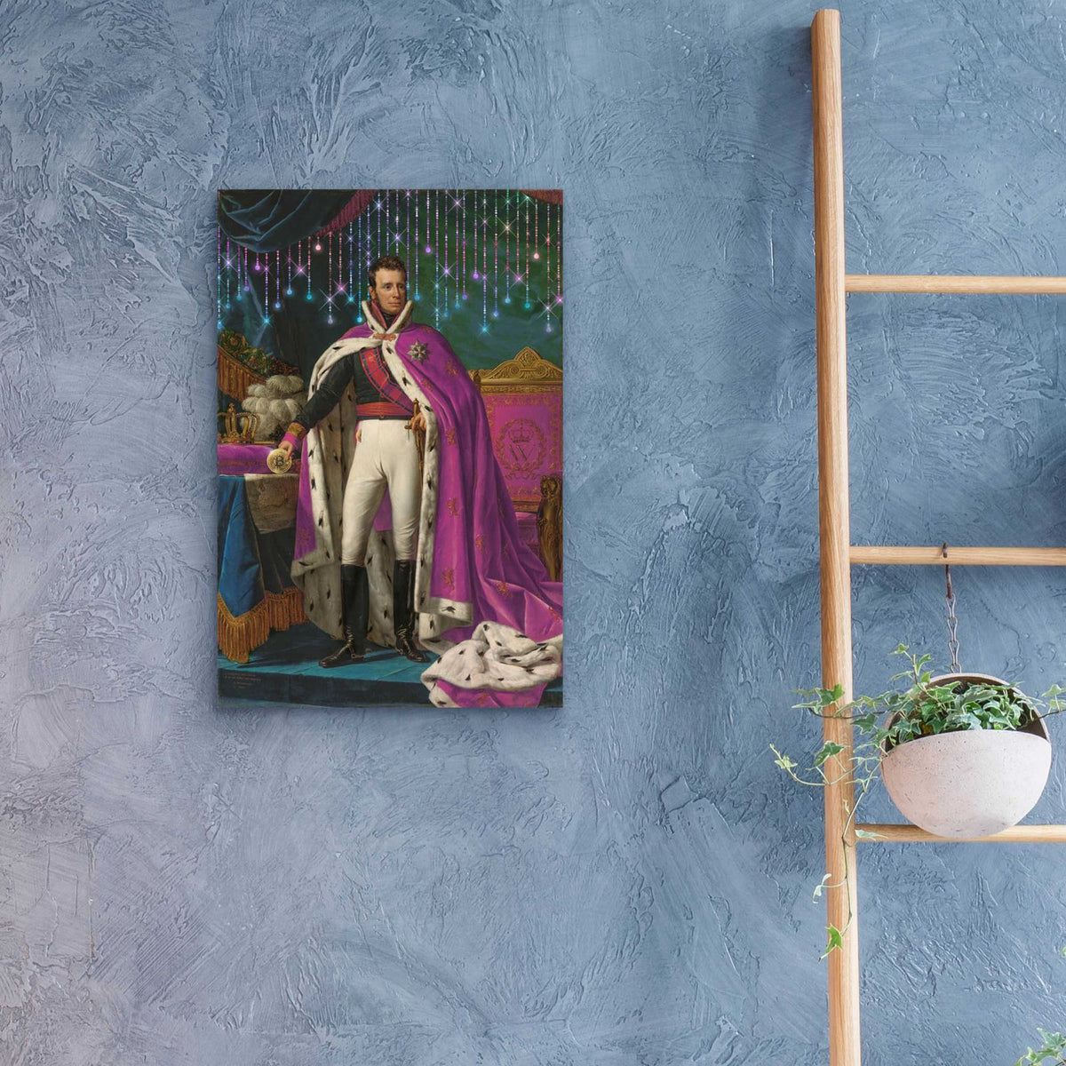 History Meets Future V by Andrea Haase - 16x24 acrylic wall art in a room