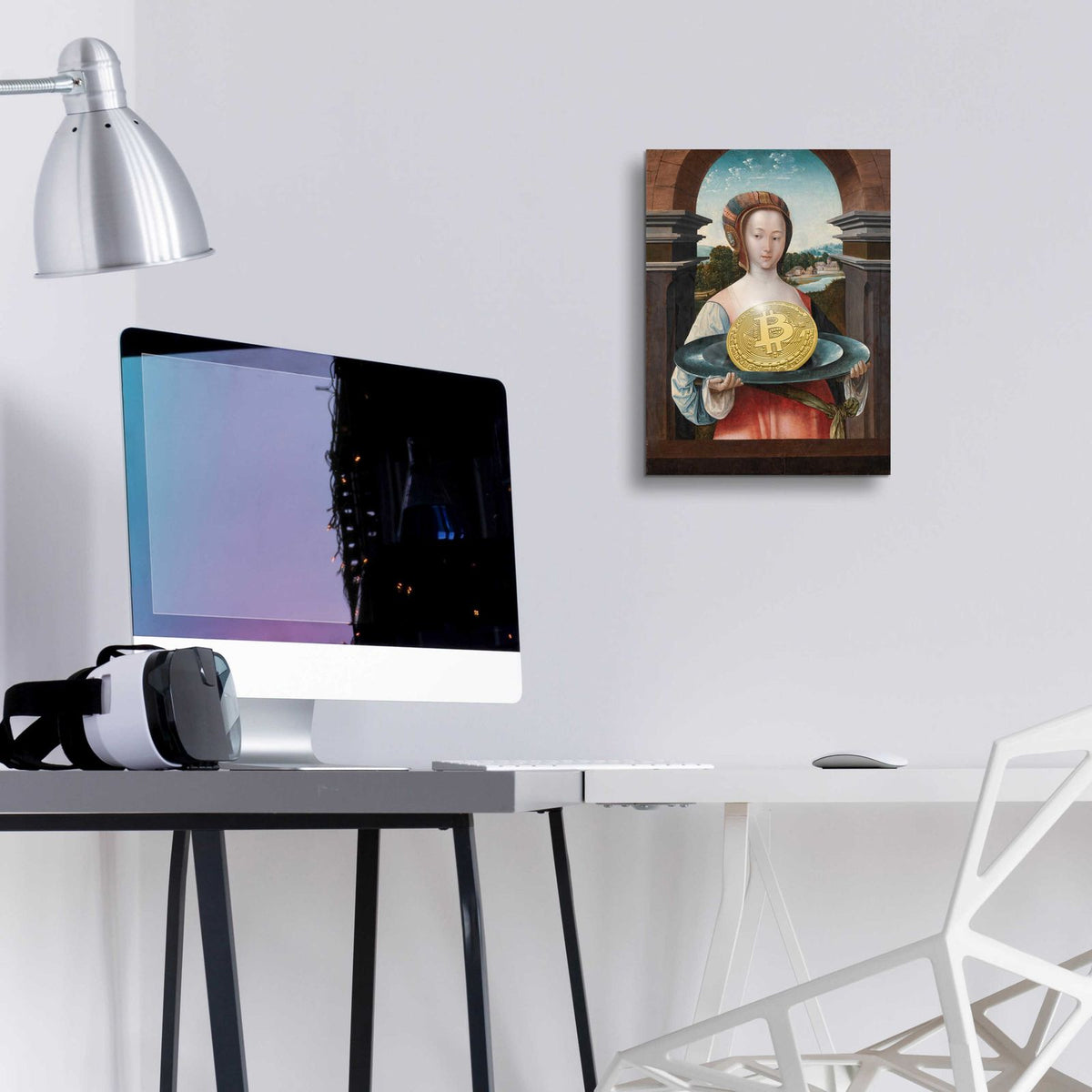 History Meets Future Vi by Andrea Haase - 12x16 acrylic wall art in a room
