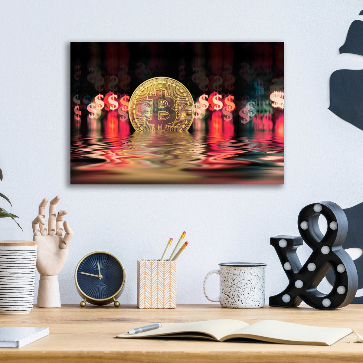 Liquidity by Andrea Haase - 16x12 acrylic wall art in a room