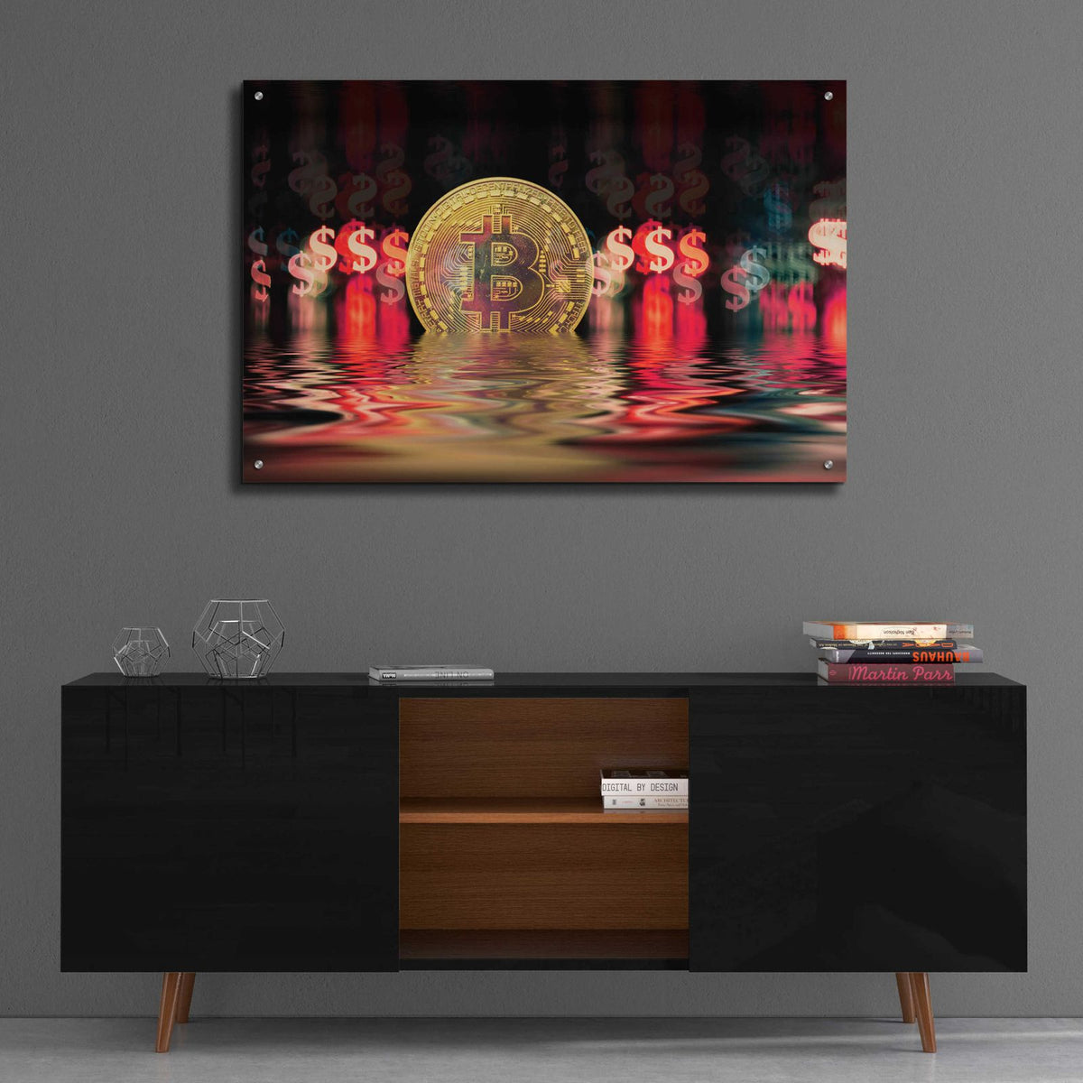 Liquidity by Andrea Haase - 36x24 acrylic wall art in a room