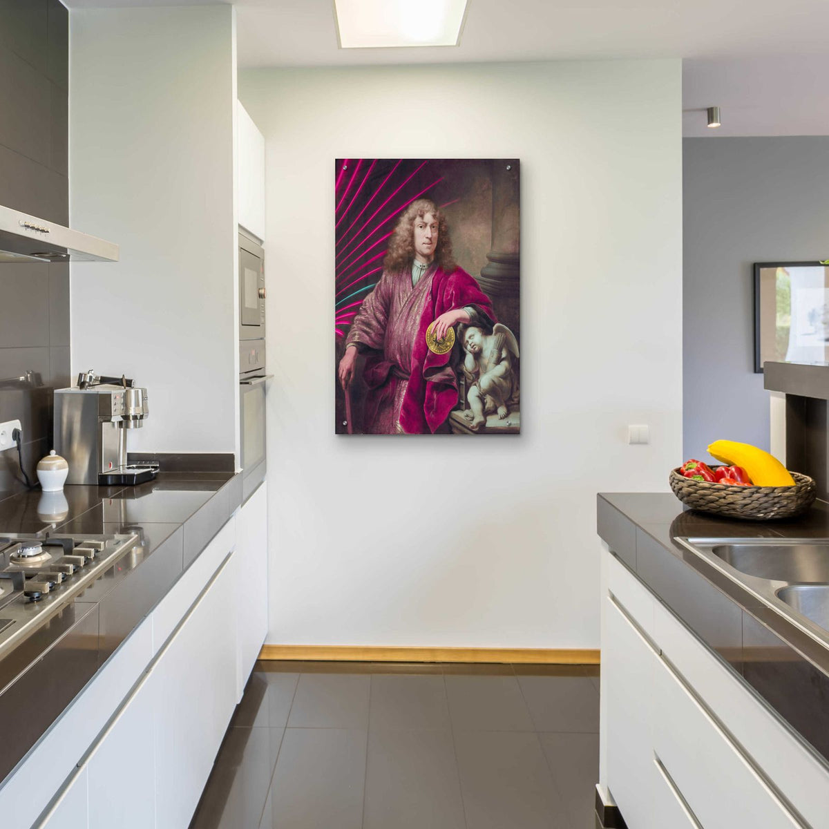 History Meets Future I by Andrea Haase - 24x36 acrylic wall art in a room