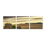 Epic Art 'Abandoned' by Don Schwartz, Acrylic Glass Wall Art, 3 Piece Set