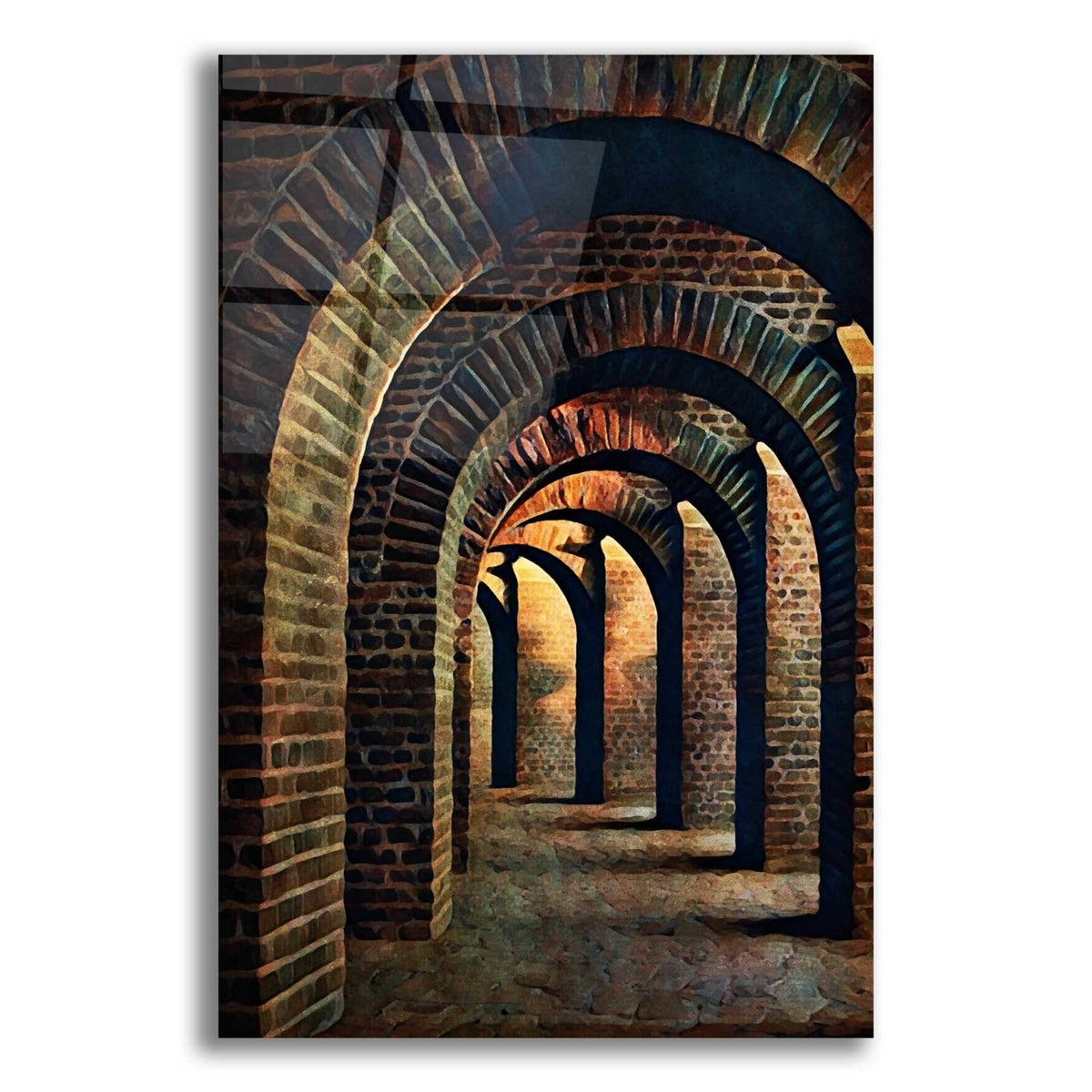 Medieval Vaulted Cellar 1 by Ashley Aldridge acrylic glass wall art