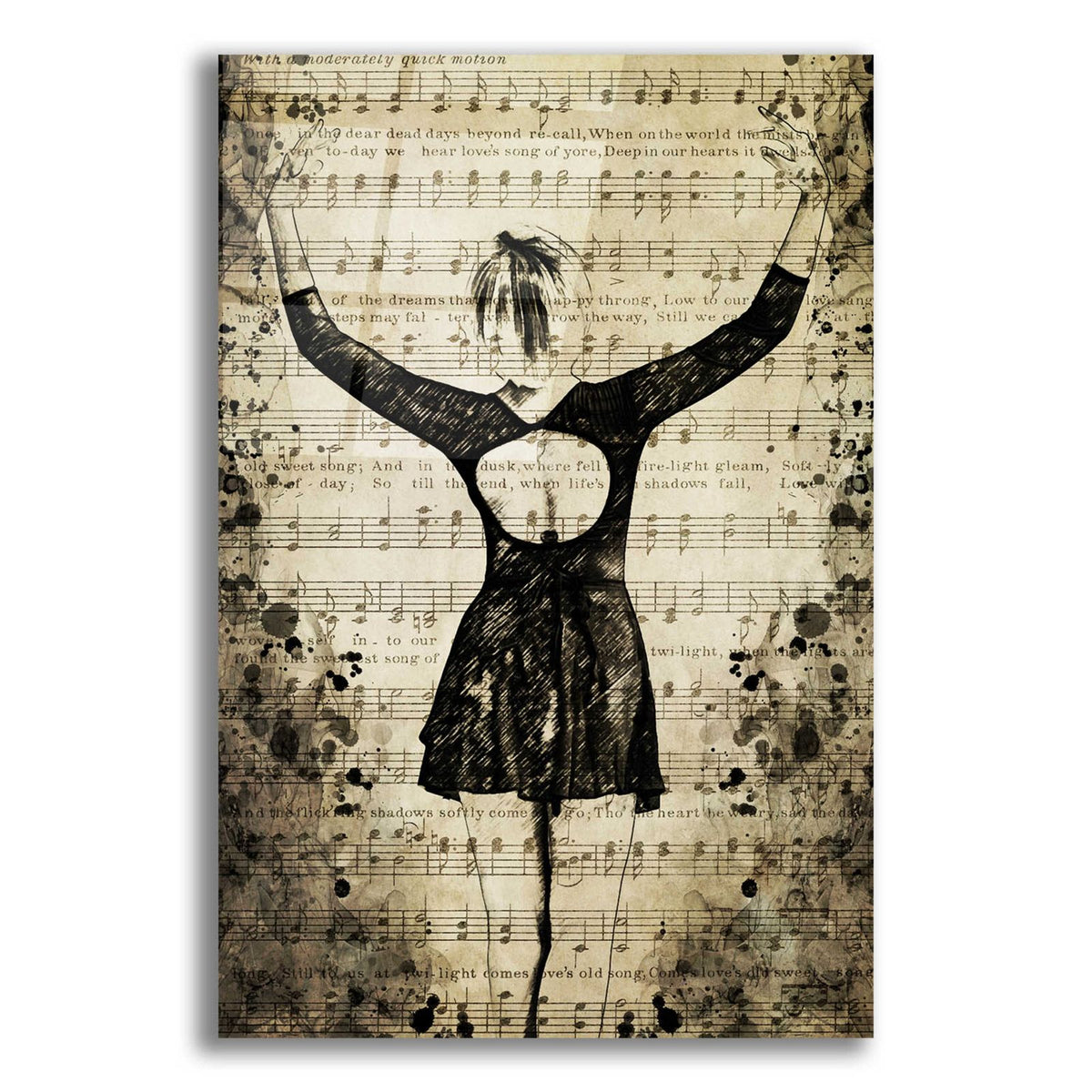 Prima Ballerina Dream 2 by Ashley Aldridge acrylic glass wall art